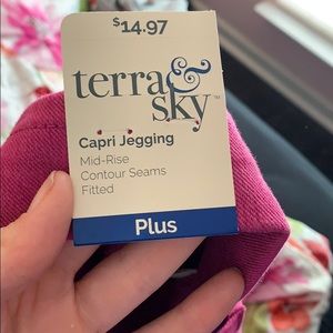 Capri jeggings from Walmart!